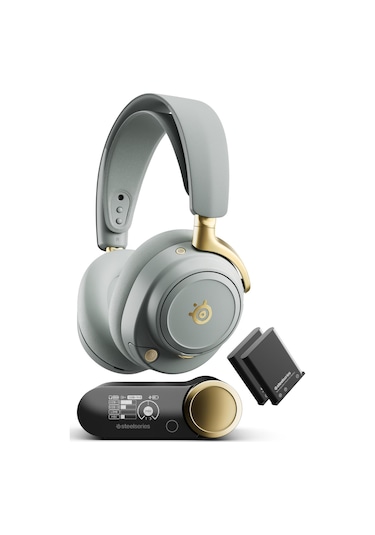 Steelseries Arctis Nova Elite Hi-res Wireless Gaming Kulaklık - Sage Gold