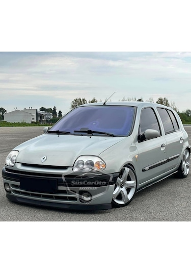 Renault Clio Symbol Hb&sedan 1998-2002 Uyumlu Üniversal Astra H Lip Esnek Ön Lip 2 Parça Tampon Altı Dil Karlık Ön Ek 00 Şüscaroto Aksesuar
