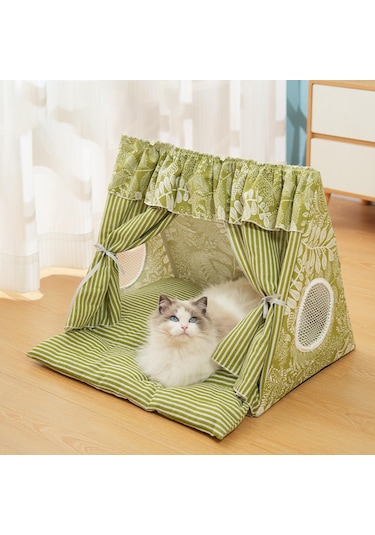 Suntek Kedi Çadır Evi Yaratıcı Yaz Nefes Alabilen Pencere