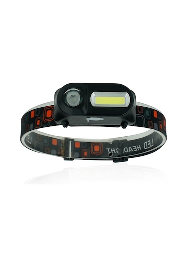 Triline Usb Mini Cob Kafa Feneri Su Geçirmez Şarjlı Siyah