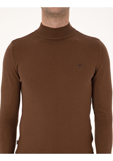 Pierre Cardin Erkek Koyu Kahverengi Kazak /triko 50314176-vr084 Koyu Kahverengi