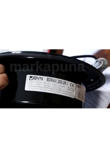 Bvn Bahçıvan Bdrax 250-2K 220 Volt Aksiyel Fan 1500 M³/H 25 Cm