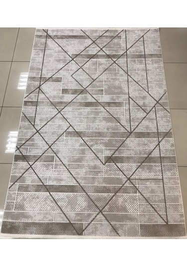 Merinos Halı Ritim 73338 070 Serisi Salon Oturma Yatak Odası Halısı Kahve