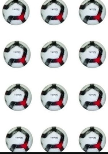 Tryon Ft-180 Kırmızı Beyaz Futbol Topu 12 Adet Koli Beyaz - Kırmızı