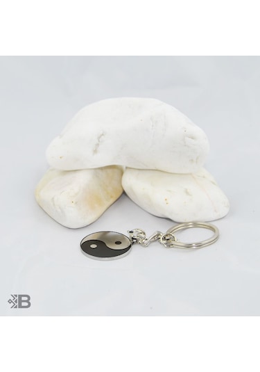 Ying Yang Çelik Anahtarlık