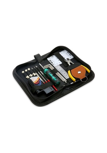 Pazly 23 Parçalı Profesyonel Gitar Bakım Seti - Akort, Tel Değişim Ve Onarım Araçları