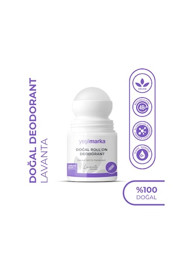 Yeşilmarka Lavanta Kokulu Doğal Roll-On Deodorant 50 ML