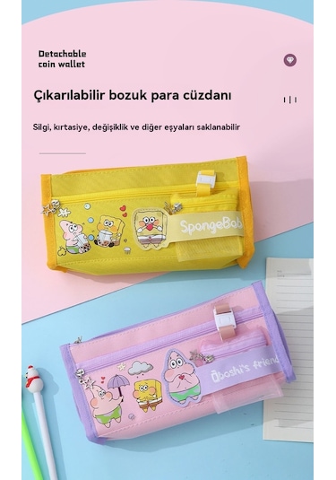 Aurora Mor Kulomiçok Fonksiyonlu Kalemçantası Mor