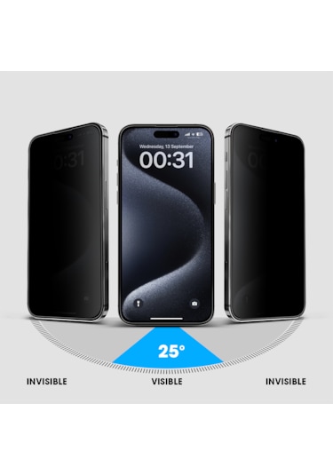 İphone Uyumlu 16 Pro Max Görünmez Hayalet Tam Kaplayan Ekran Koruyucu