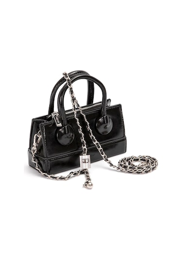 Levidor 930397 Ayarlanabilir Kilit Detaylı Kadın El Çantası Siyah Siyah