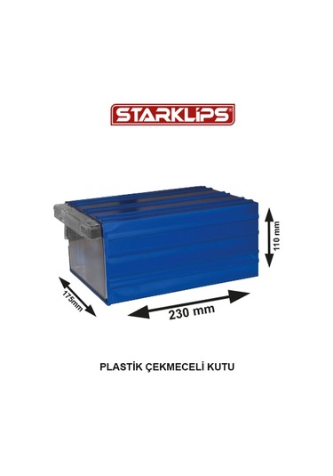 Plastik Çekmece 175 175x110x230 5 Adet