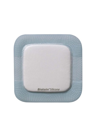 Coloplast 33435 Biatain Silikon Yapışkan Köpüklü Yara Örtüsü 10 x 10 CM 5 Adet