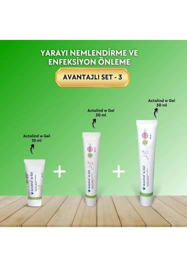 Actolind W Gel Yara Jeli 10 ML + 30 ML + 50 ML