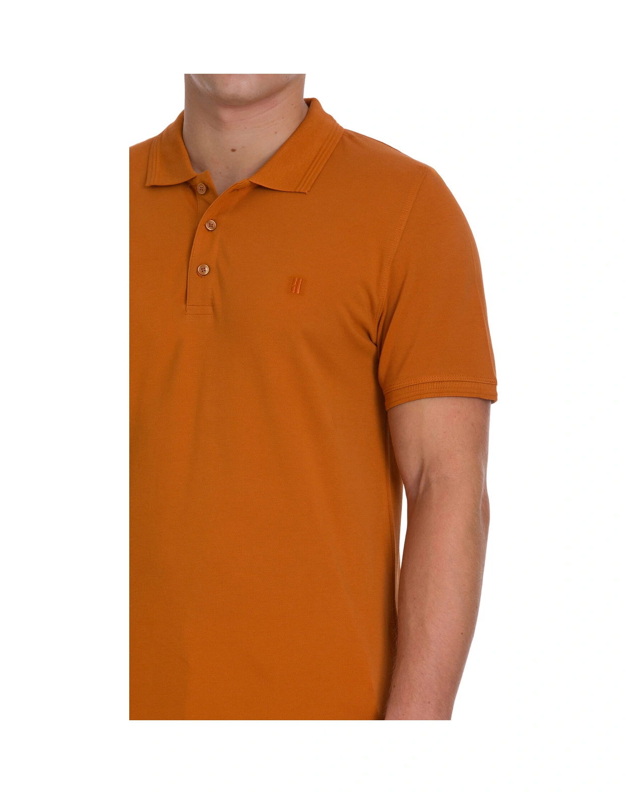 Hatemoğlu Kahverengi Regular Fit 100% Pamuklu Polo Yaka Tişört 35225 1062186