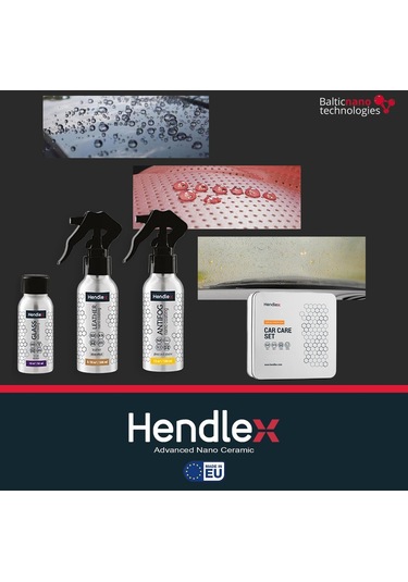 Hendlex Car Care Set - Su İtici-buğu Önleyici-deri Koruma