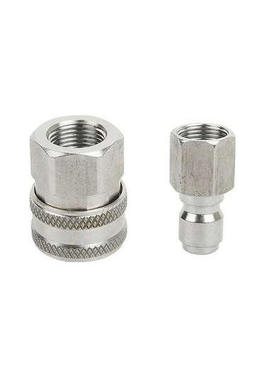 Bloomnest Yüksek Dayanıklılık Adaptör Kiti Basınçlı Yıkama Makinesi Bağlantı Kesme Kiti, 3/8 Dişi Rakor, 5000 Psı