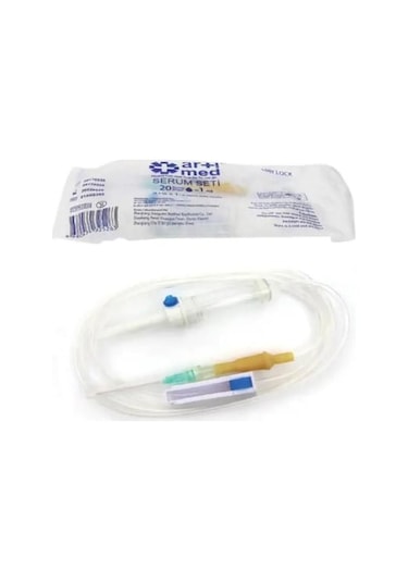 Artımed Kilitli Serum Seti 21 G x 1 1/2 Yeşil 25 Adet