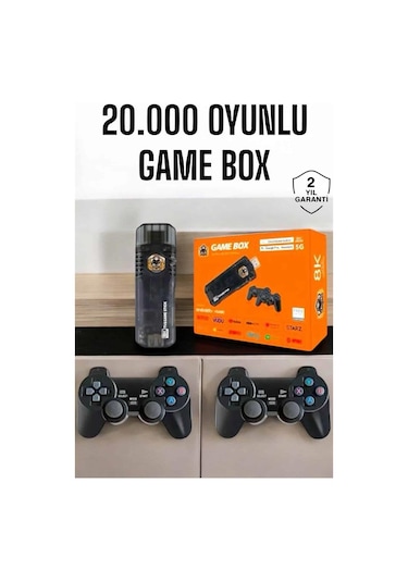 20.000 Oyunlu Premium Model Oyun Konsolu 8k Android Tv Hd Game Stick