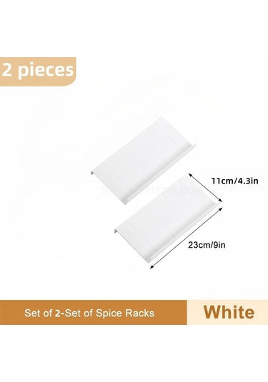 Çekmece Baharat Rafları Mutfak İçin 4 Kat Ayarlanabilir Baharat 2 Adet