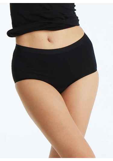 Blackspade 1306 Kadın Essential Midi Slip Siyah Siyah