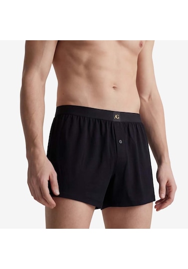 Andrea Giovanni Erkek Erkek Boxer 1083 Siyah