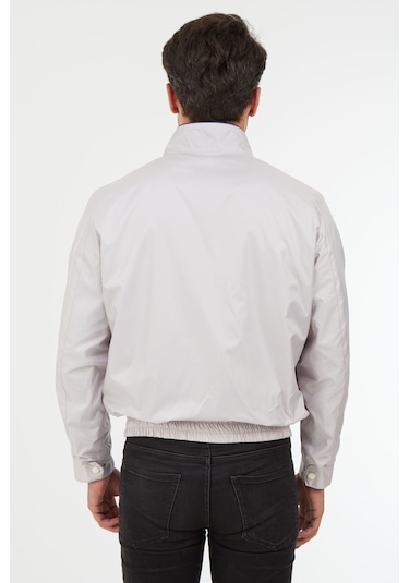 Sposo 1088 Su Itici Kumaş Regular  Taş Rengi Erkek Yazlık Mont Taş