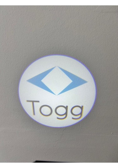 Toog Araçlar İçin Pilli Yapıştırmalı Kapı Altı Led Logo-projektör