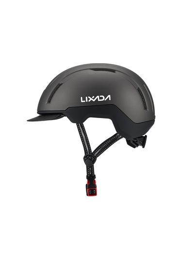 Lixada Gri Nefes Alabilir Darbeye Dayanıklı Bisiklet Kaskı 12 Standart Gri