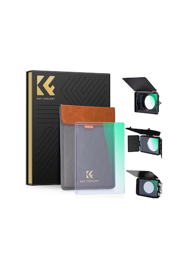 K&f Nano-x Mavi Çizgi 4x5.65 Filtre Tilta Ve Smallrig Ve Diğer Matbox İle Uyumlu 4mm Hd Optik Cam