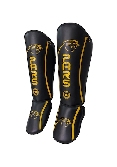Pars Guard Kick Boks ve Muay Thai Ayak Kaval Koruyucu Siyah PRS-2 Siyah - Sarı
