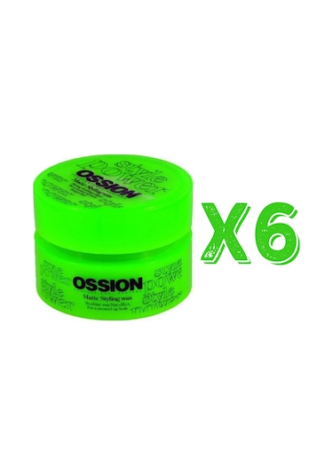 Ossion Saç Şekillendirici Mat Wax 100 Ml 6 Adet