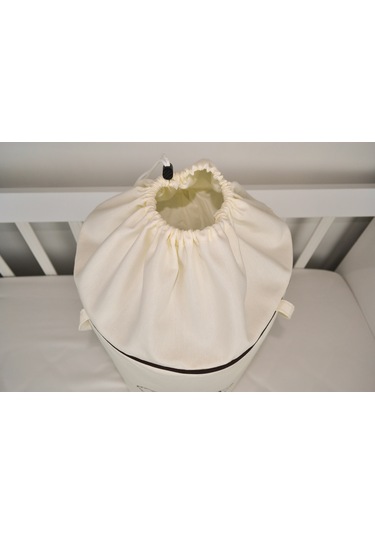 HS Hometex Annesinin Kuzusu Nakışlı Bez Kirli ve Oyuncak Sepeti