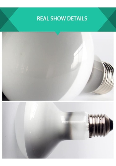 Lichen Sürüngen Isıtma Lambası, 50w E27 Uva Isıtma Lambası