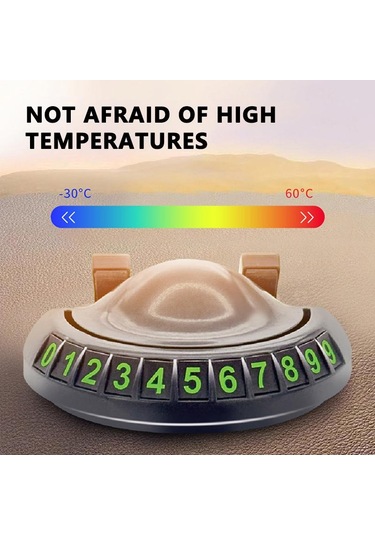 Seametal Araba Telefon Tutucu Abs Gösterge Paneli Navigasyon 360 Dönme Park Numarası Plaka Sabit Kaymaz Evrensel GÜMÜŞ