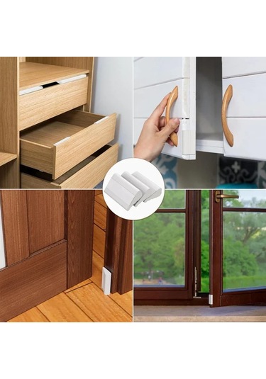 5m Beyaz Kaplama Kapı Ve Pencere Contaları Kama Hava Sıyırma Sızdırmazlık White 1m Diğer