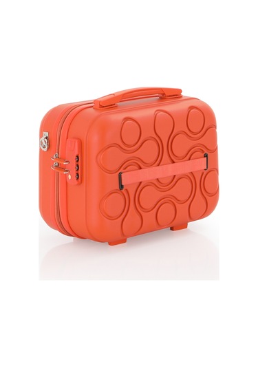 Mçs Polipropilen 2li Valiz Seti Büyük & Makyaj V376 S23sy1000047-set 00314 Portakal