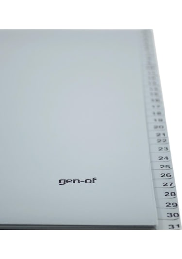 Gen-Of Ayraç Seperatör 1-31 Rakamlı (GEN-1300)