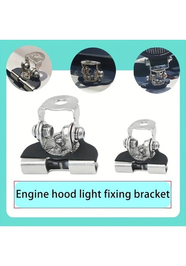 Chuangyinshop Black- 2'li Car Işık Braketi Ayarlanabilir Aydınlatma Açısı Sabitleme Kolay Montaj Dayanıklı