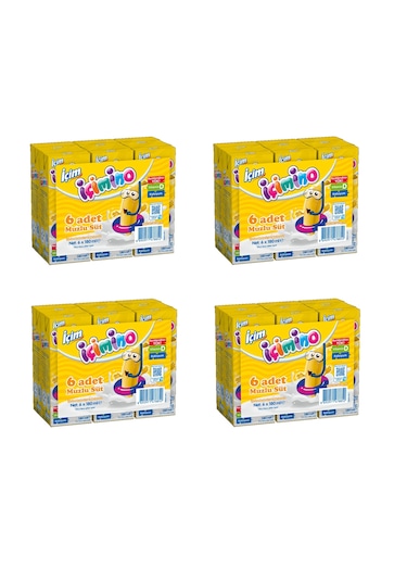 İçim İçimino Muzlu Süt 180 Ml X 24 Adet