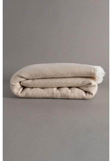 Koza Laks Bej Battaniye 200x230cm 9081 Bej