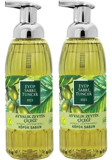 Eyüp Sabri Tuncer Ayvalık Zeytin Çiçeği Doğal Zeytinyağlı Köpük Sabun 2 x 500 ML