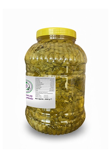 Ss Kabalar Tarımsal Kalkınma Kooperatifi Çal Kabalar Salamura Yaprak 3 KG