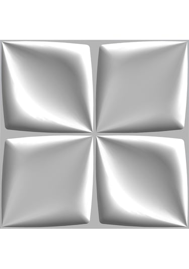 3 Boyutlu Boyanabilir Pvc Duvar Paneli Elegance 50-50 Cm 4 Adet-1 Metrekare