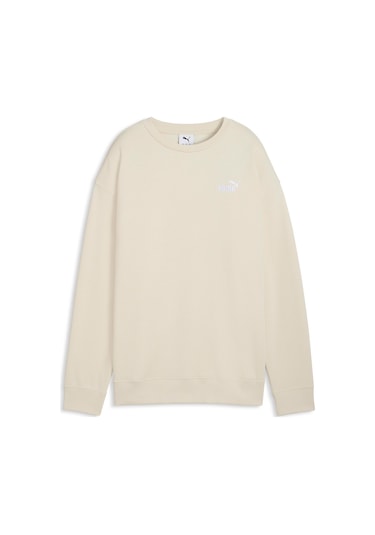 Puma Ess Small No. 1 Logo Rela Krem Kadın Sweatshirt Bej