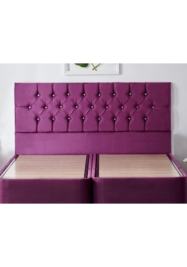 Nironyatak Niron Violet Baza Ve Başlık Seti 140X190 Cm Çift Kişilik Sandıklı