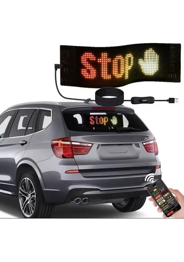 Vothoon Ld-01 Araç Led Panel Cama Yapışan Telefon Uyumlu Led Ekrn