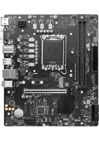 Msı Pro H610m-e Ddr4 3200mhz 1xvga 1xhdmı 1xm.2 Usb 3.2 Matx 1700p 12. / 13. Ve 14. Nesil İşlemci Uyumlu