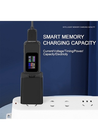 Pazly Voltmetre Usb Test Şarj Ölçer Kws-mx18l Kws Güç Gerilim Dijital Dedektörü Dc Cihazı Bankası Ampermetre Akım Zv