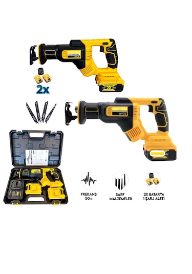 Branzeg BRZ-TK1 36 V2X Akü 4 Adet Bıçak Tilki Kuyruğu