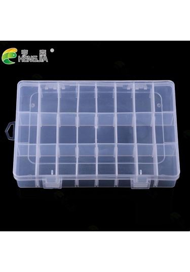 24 Hücre Plastik Balıkçılık Sahte Yemli Olta Takımı Kutusu Saklama Kutusu Taşınabilir Mücadele Çok Fonksiyonlu Organizatör Balıkçılık Kutuları